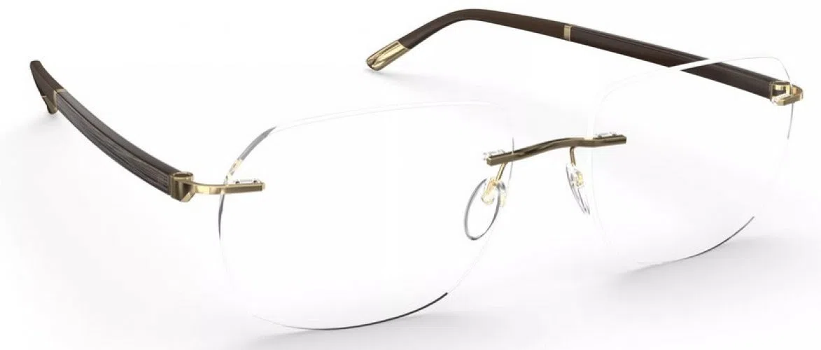 Silhouette Hinge C-2 Demo Rimless 5565 Eyeglasses - view 2